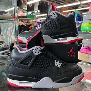 Women’s Air Jordan 4 Retro Bred Reimagined Size 6.5